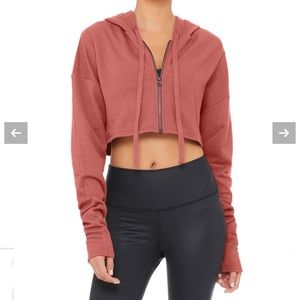 ALO Yoga cropped hoodie